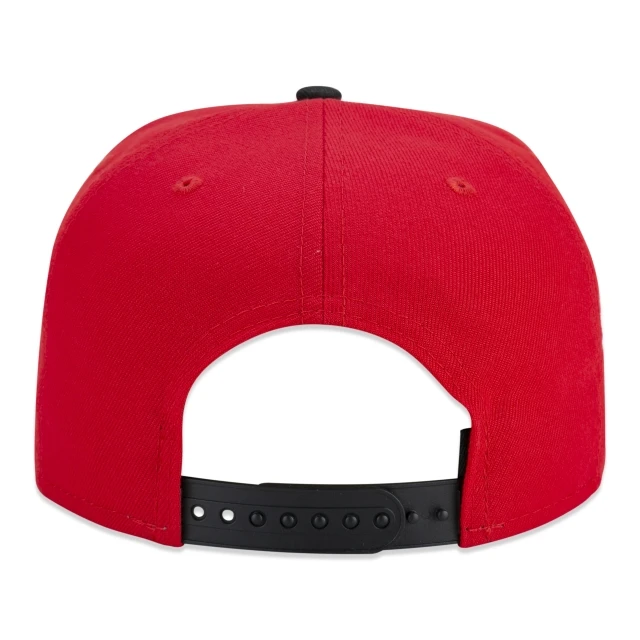 Boné 9FIFTY Toronto Raptors NBA Authentic Draft Series Aba Reta Vermelho
