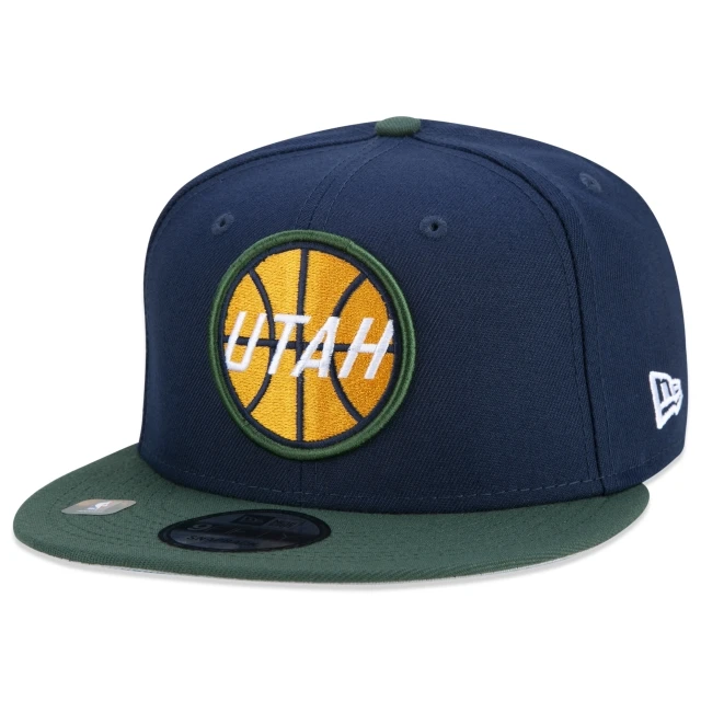 Boné 9FIFTY Utah Jazz NBA Authentic Draft Series Aba Reta Azul