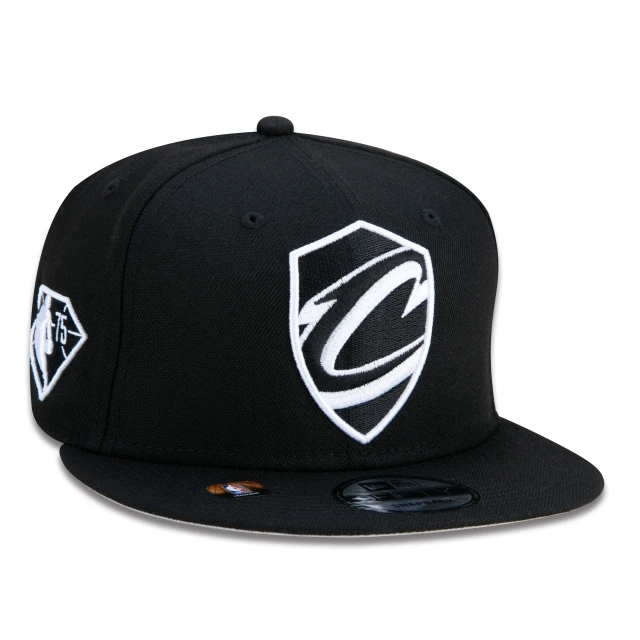Boné 9FIFTY Cleveland Cavaliers NBA Authentic Draft Series Aba Reta Preto