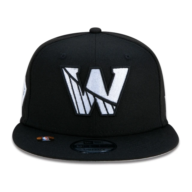 Boné 9FIFTY Golden Stae Warriors NBA Authentic Draft Series Aba Reta Preto