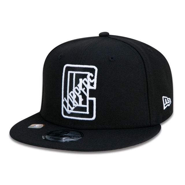 Boné 9FIFTY Los Angeles Clippers NBA Authentic Draft Series Aba Reta Preto