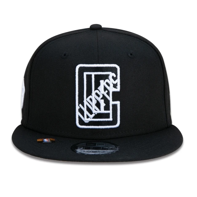 Boné 9FIFTY Los Angeles Clippers NBA Authentic Draft Series Aba Reta Preto