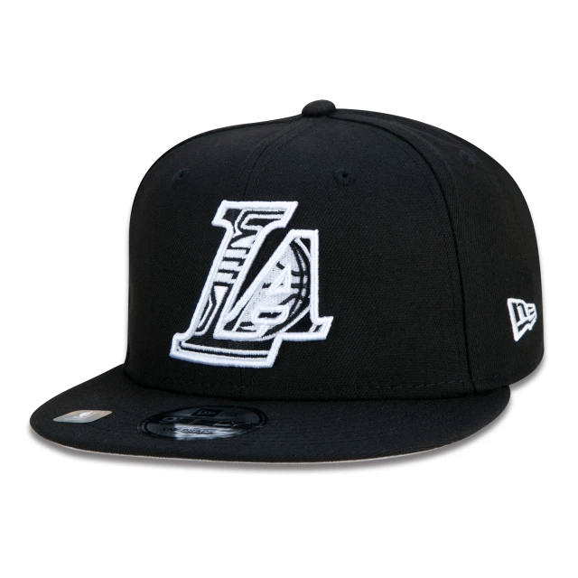 Boné 9FIFTY Los Angeles Lakers NBA Authentic Draft Series Aba Reta Preto