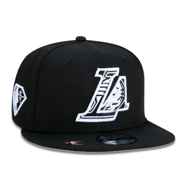Boné 9FIFTY Los Angeles Lakers NBA Authentic Draft Series Aba Reta Preto
