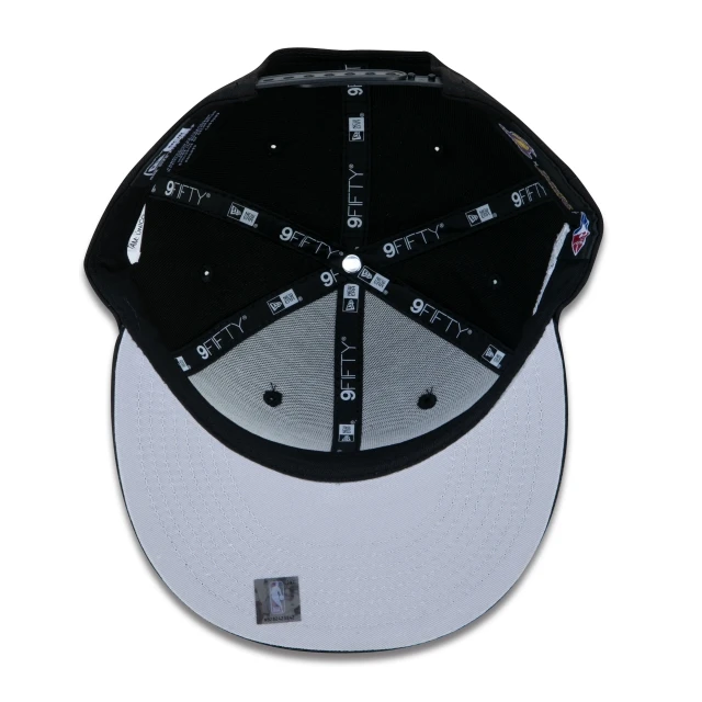 Boné 9FIFTY Los Angeles Lakers NBA Authentic Draft Series Aba Reta Preto
