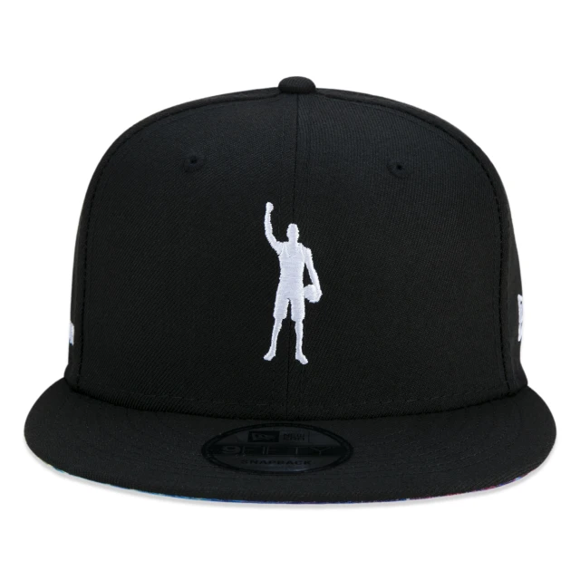 Boné 9FIFTY NBA Logo NBA Compound Aba Reta Preto