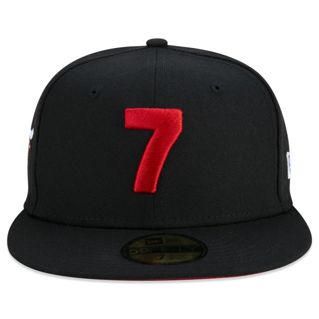 Boné 59FIFTY Chicago Bulls NBA Compound Aba Reta Preto