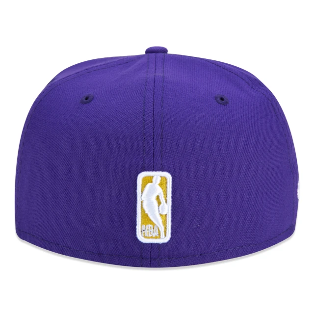 Boné 59FIFTY Los Angeles Lakers NBA Compound Aba Reta Roxo