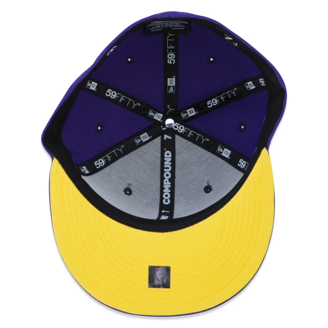 Boné 59FIFTY Los Angeles Lakers NBA Compound Aba Reta Roxo