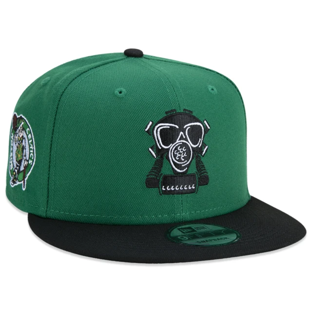 Boné 9FIFTY Boston Celtics NBA Compound Aba Reta Verde