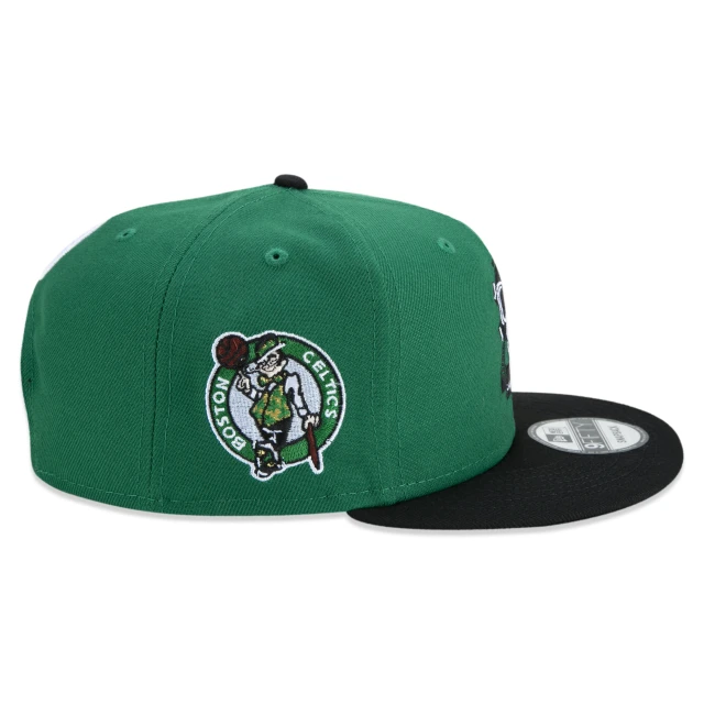 Boné 9FIFTY Boston Celtics NBA Compound Aba Reta Verde