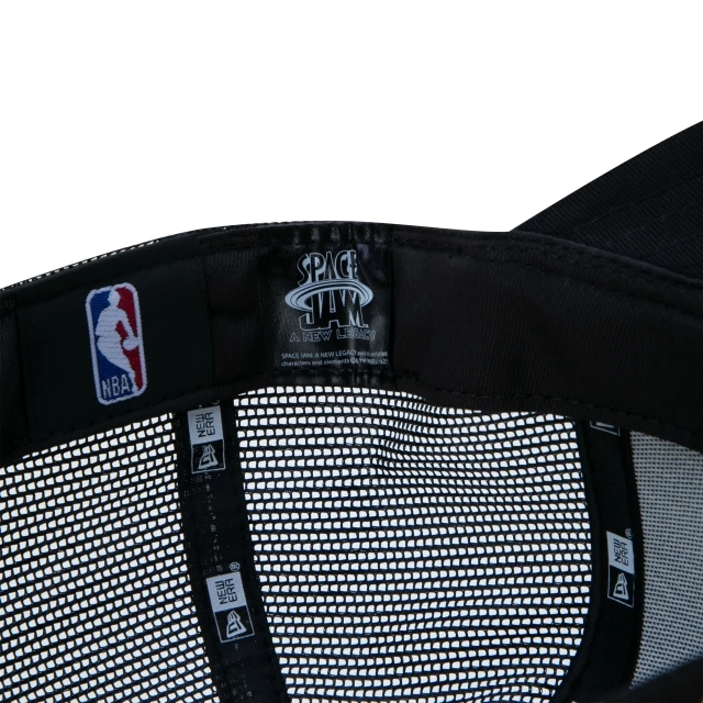 Boné 9FORTY A-Frame Trucker Chicago Bulls Space Jam Pernalonga Taz Marvin Aba Curva Preto