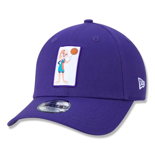 Boné Infantil 9FORTY Los Angeles Lakers Space Jam Lola Bunny Roxo Aba Curva