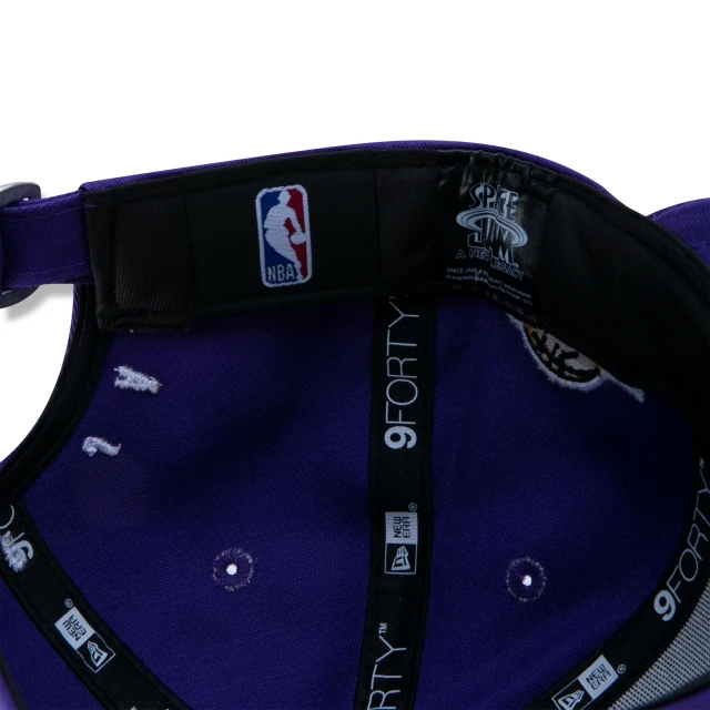 Boné Infantil 9FORTY Los Angeles Lakers Space Jam Lola Bunny Roxo Aba Curva
