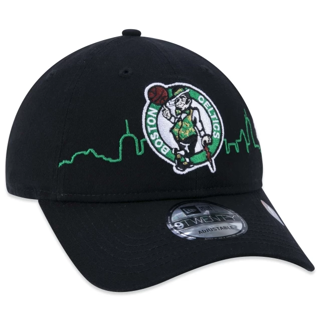 Boné 9TWENTY Boston Celtics Tip-Off Aba Curva