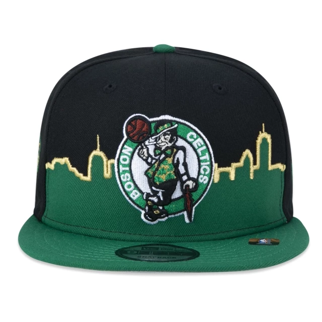 Boné 9FIFTY Boston Celtics Tip-Off Aba Reta