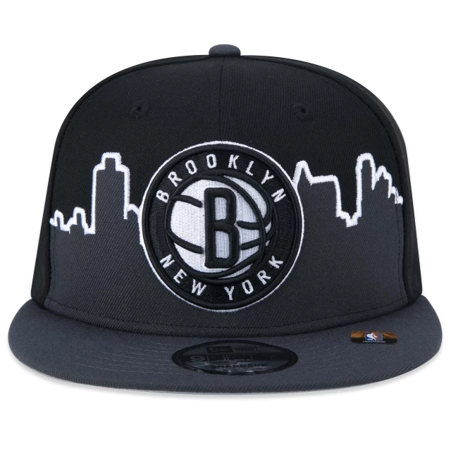 Boné 9FIFTY Brooklyn Nets Tip-Off Aba Reta