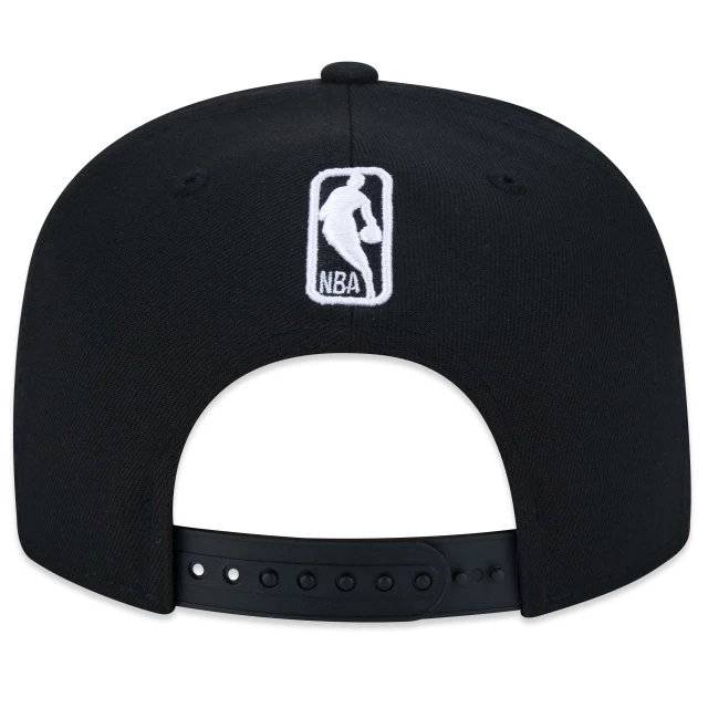 Boné 9FIFTY NBA City Edition Brooklyn Nets Aba Reta