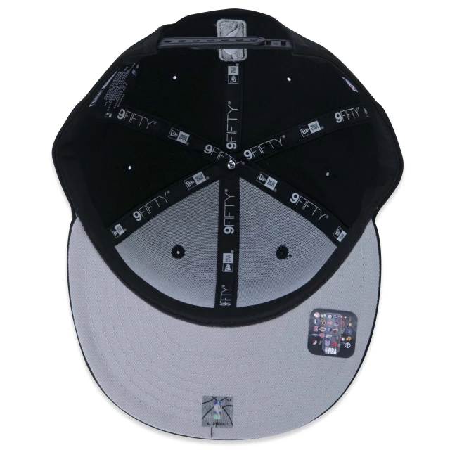 Boné 9FIFTY NBA City Edition Brooklyn Nets Aba Reta