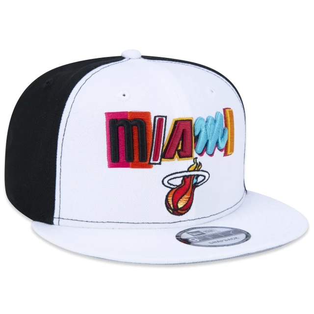 Boné 9FIFTY NBA City Edition Miami Heat Aba Reta