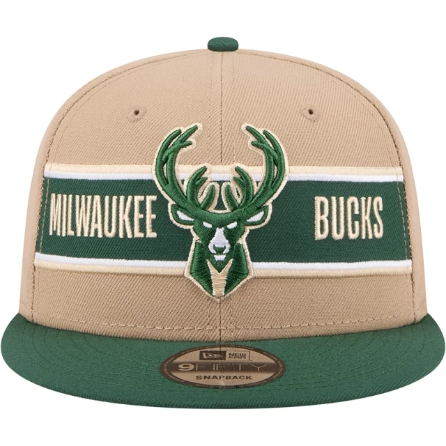 Boné 9FIFTY NBA Draft 2024 Milwaukee Bucks