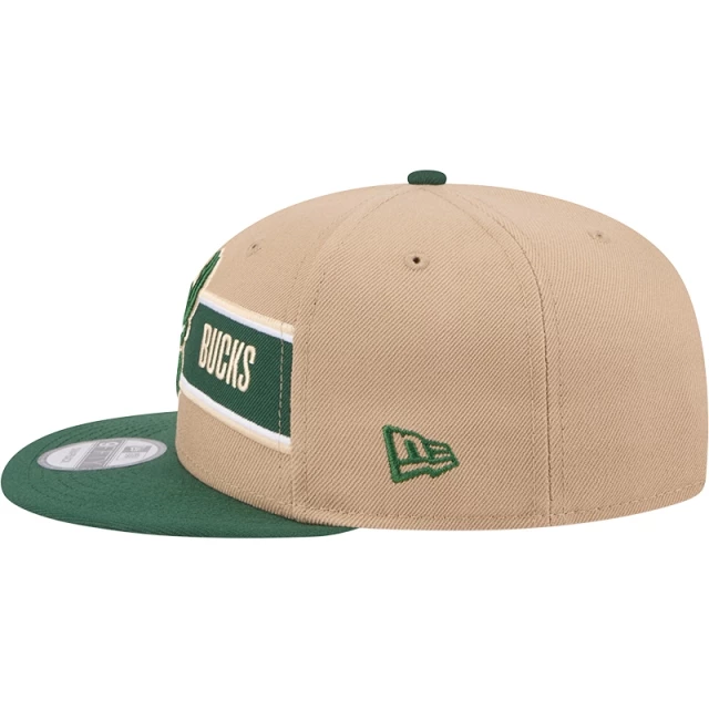 Boné 9FIFTY NBA Draft 2024 Milwaukee Bucks