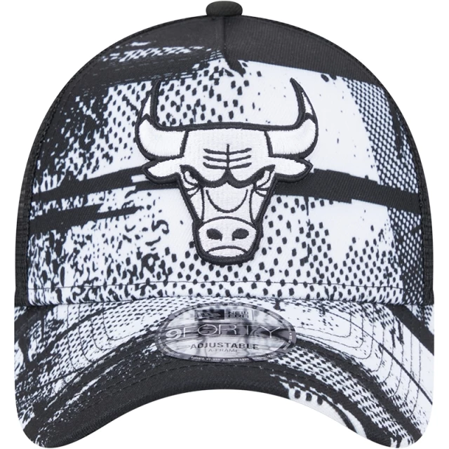 Boné 9FORTY A-Frame Trucker Chicago Bulls NBA Tip-Off 2024