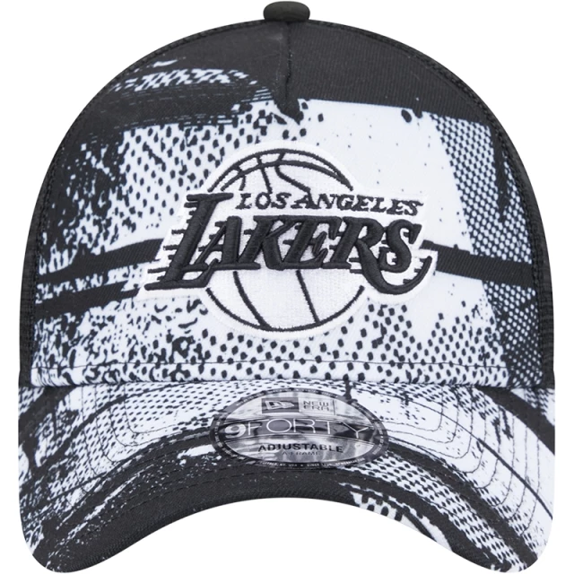 Boné 9FORTY A-Frame Trucker Los Angeles Lakers NBA Tip-Off 2024