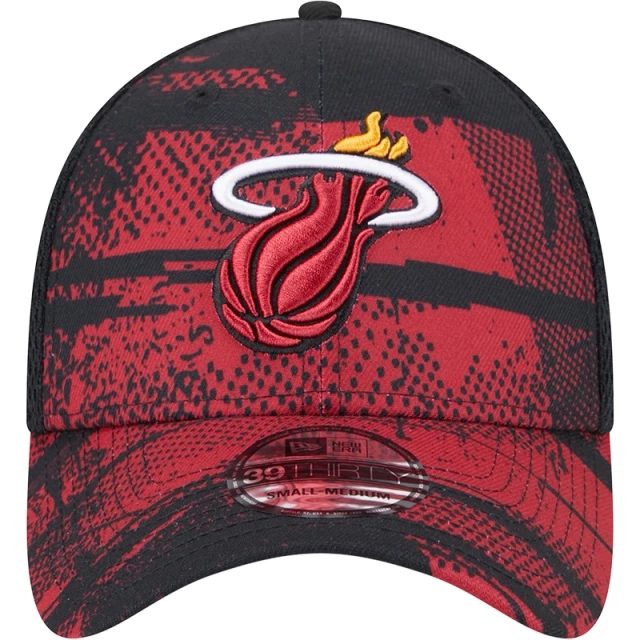 Boné 39THIRTY Stretch Fit Miami Heat NBA Tip-Off 2024