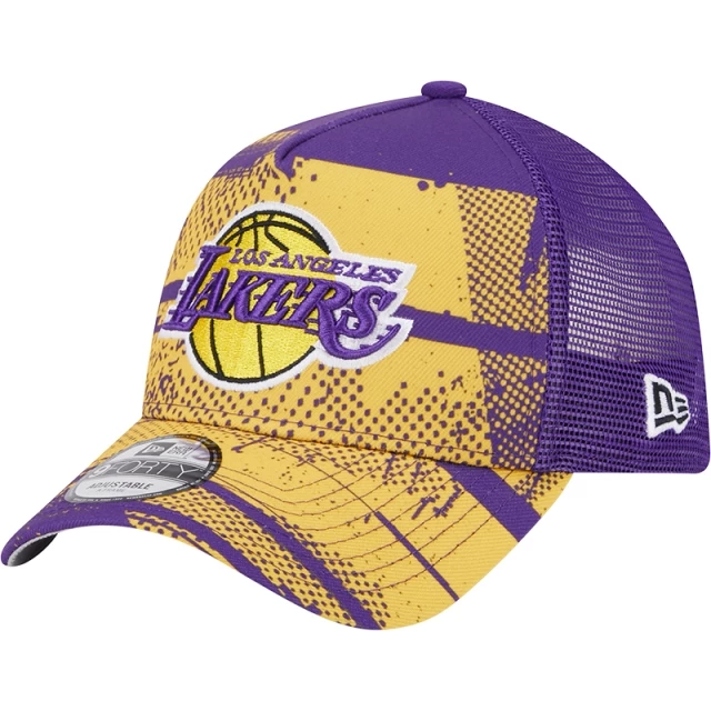 Boné 9FORTY A-Frame Trucker Los Angeles Lakers NBA Tip-Off 2024