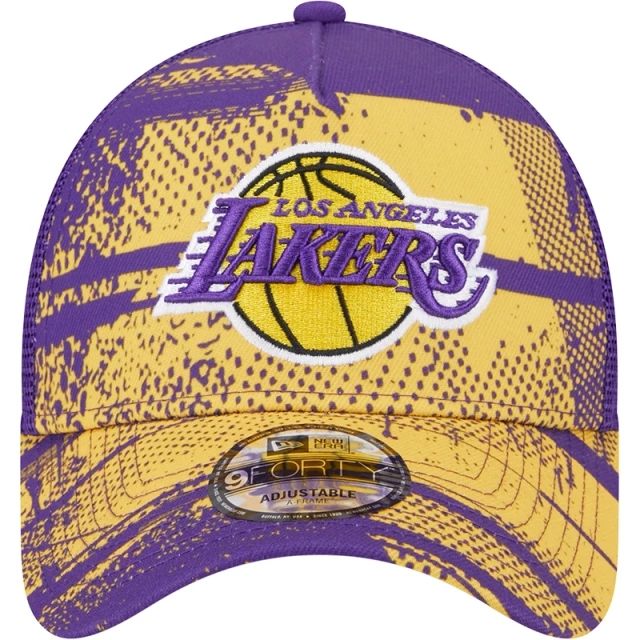 Boné 9FORTY A-Frame Trucker Los Angeles Lakers NBA Tip-Off 2024