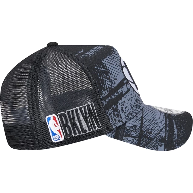 Boné 9FORTY A-Frame Trucker Brooklyn Nets NBA Tip-Off 2024