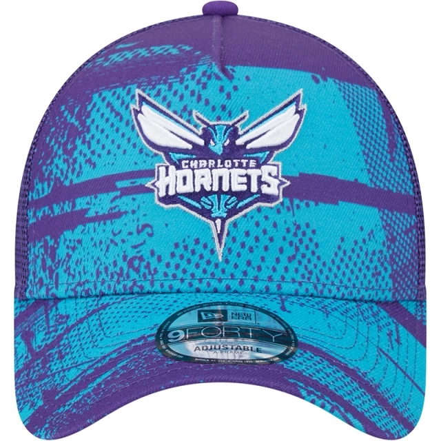 Boné 9FORTY A-Frame Trucker Charlotte Hornets NBA Tip-Off 2024