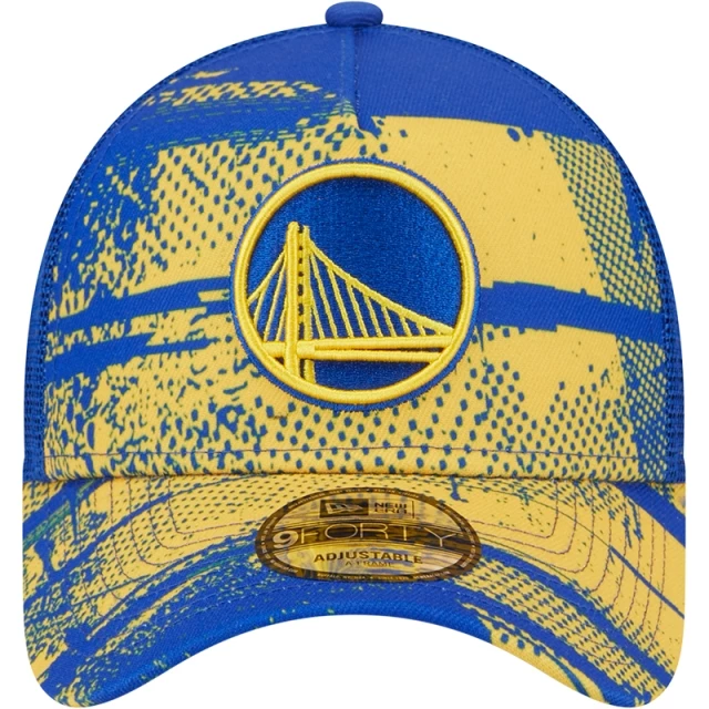 Boné 9FORTY A-Frame Trucker Golden State Warriors NBA Tip-Off 2024