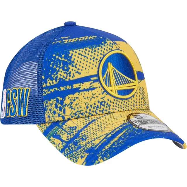 Boné 9FORTY A-Frame Trucker Golden State Warriors NBA Tip-Off 2024