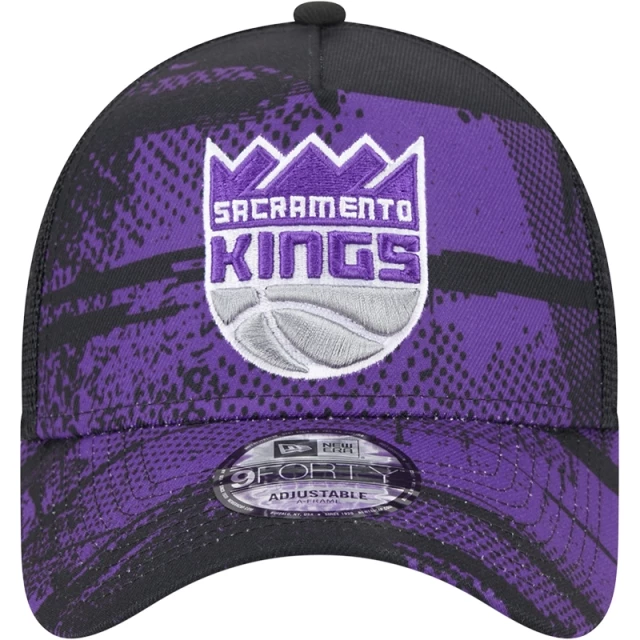 Boné 9FORTY A-Frame Trucker Sacramento Kings NBA Tip-Off 2024