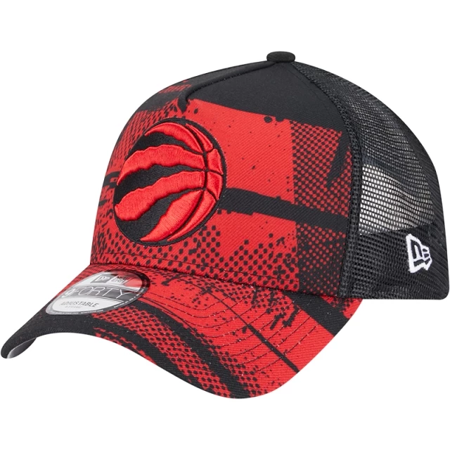 Boné 9FORTY A-Frame Trucker Toronto Raptors NBA Tip-Off 2024