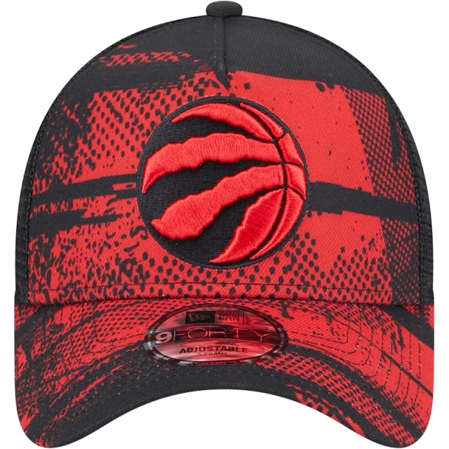 Boné 9FORTY A-Frame Trucker Toronto Raptors NBA Tip-Off 2024