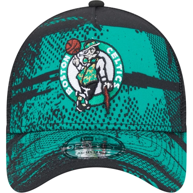 Boné 9FORTY A-Frame Trucker Boston Celtics NBA Tip-Off 2024