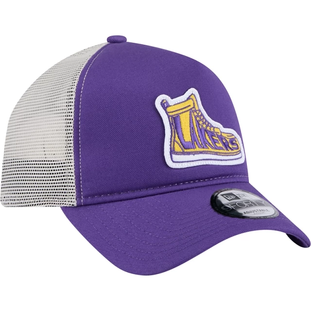 Boné 9FORTY A-Frame Trucker Los Angeles Lakers All-Star Game 2025 Fan Pack