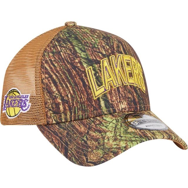 Boné 9FORTY A-Frame Trucker Los Angeles Lakers All-Star Game 2025 Fan Pack Grove