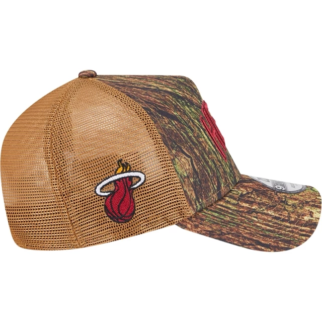 Boné 9FORTY A-Frame Trucker Miami Heat All-Star Game 2025 Fan Pack Grove