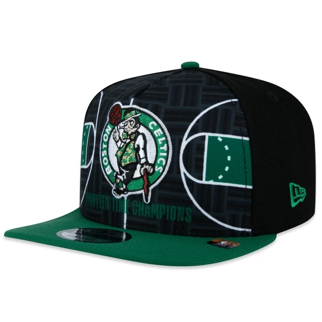 Boné 9FIFTY A-Frame Boston Celtics 18X Champions