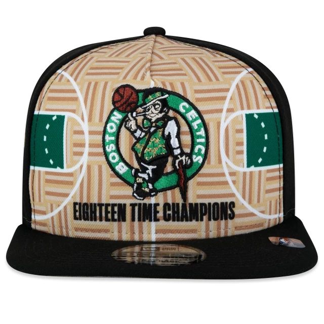 Boné 9FIFTY A-Frame Boston Celtics 18X Champions