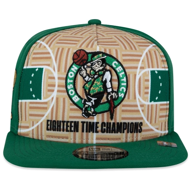 Boné 9FIFTY A-Frame Boston Celtics 18X Champions