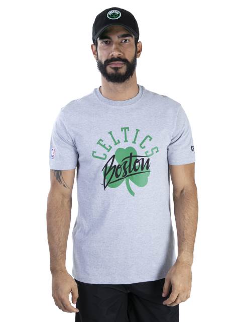 Camiseta NBA Boston Celtics Essentials Classic Mescla Clara