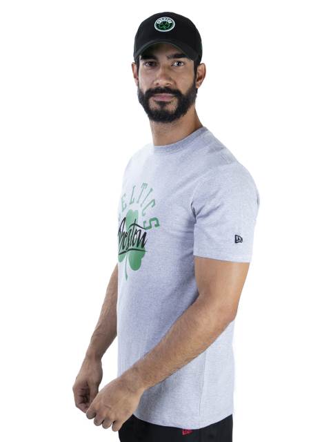 Camiseta NBA Boston Celtics Essentials Classic Mescla Clara
