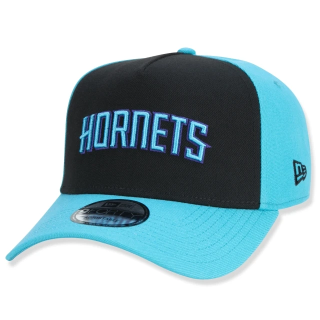 Boné 9FORTY A-Frame Snapback Aba Curva Charlotte Hornets Double