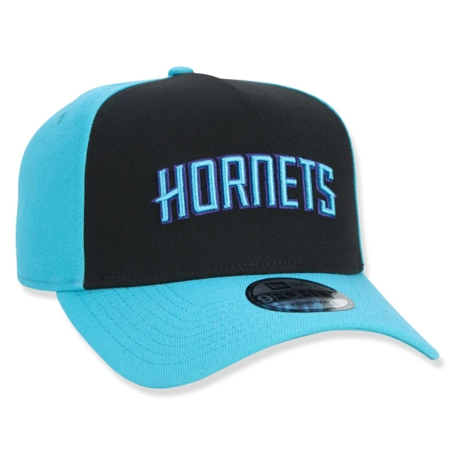 Boné 9FORTY A-Frame Snapback Aba Curva Charlotte Hornets Double