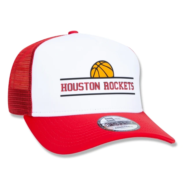 Boné 9FORTY A-Frame Trucker Snapback Aba Curva Houston Rockets Core Basketball
